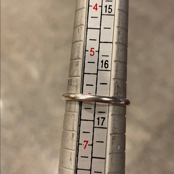 3mm Sterling Silver plain Wedding Band size 5 - Picture 8 of 8